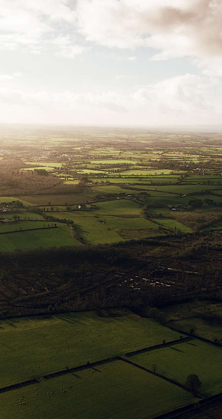 lovely landscape farmland